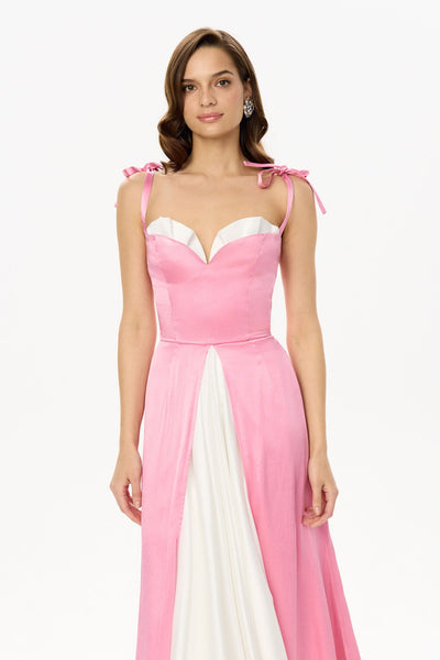 Flowy Slit Midi Dress