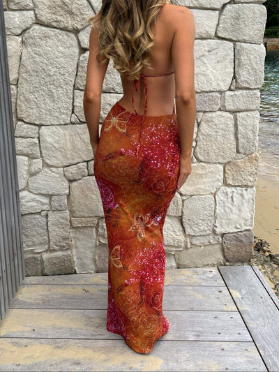 Golden Hour Goddess Dress