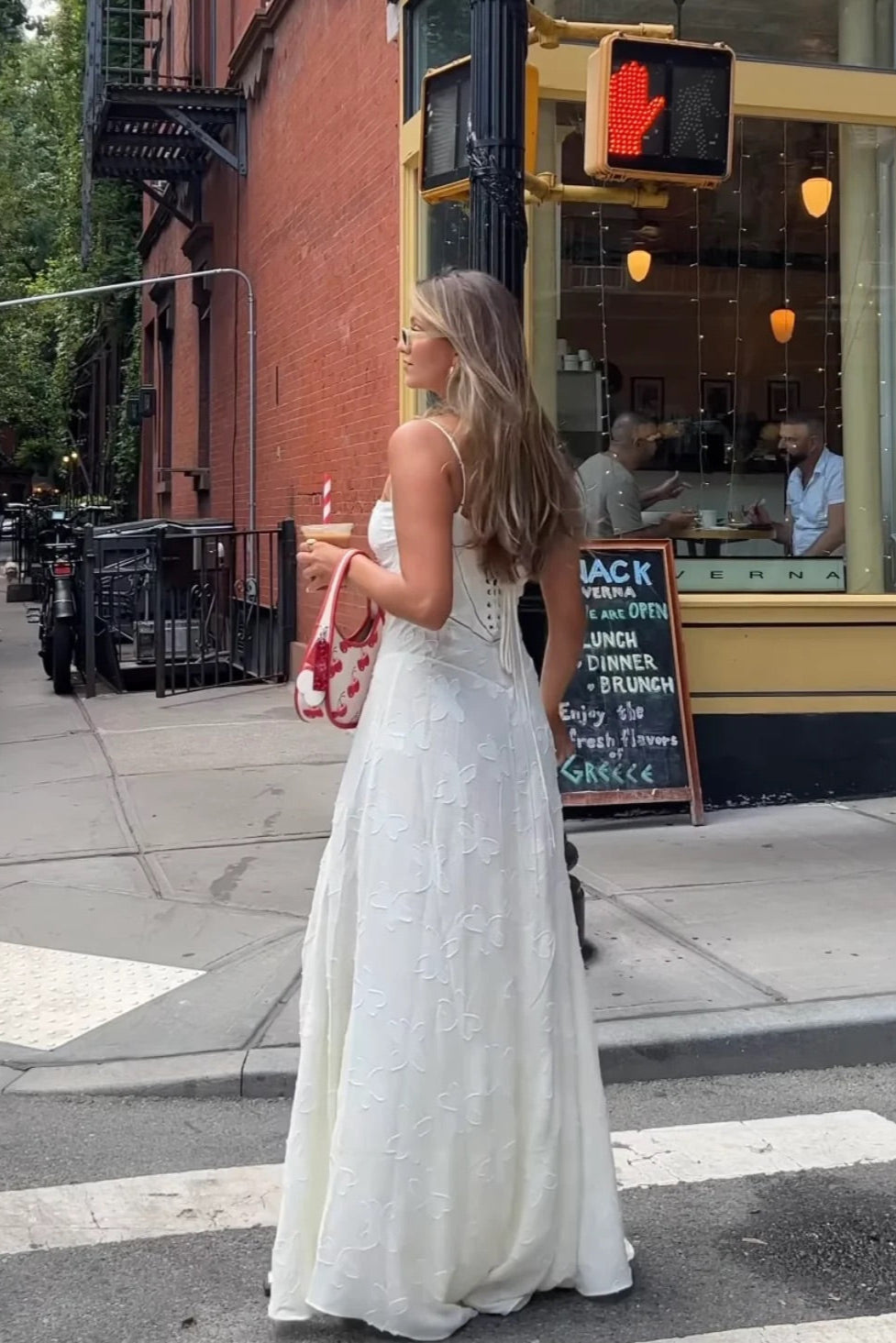 Vintage Cream Corset Dress  Romantic & Elegant