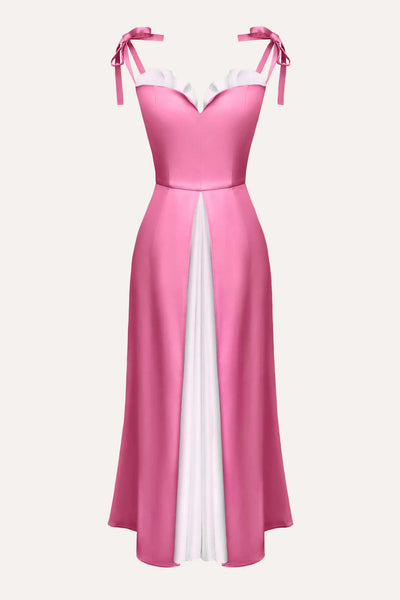 Flowy Slit Midi Dress